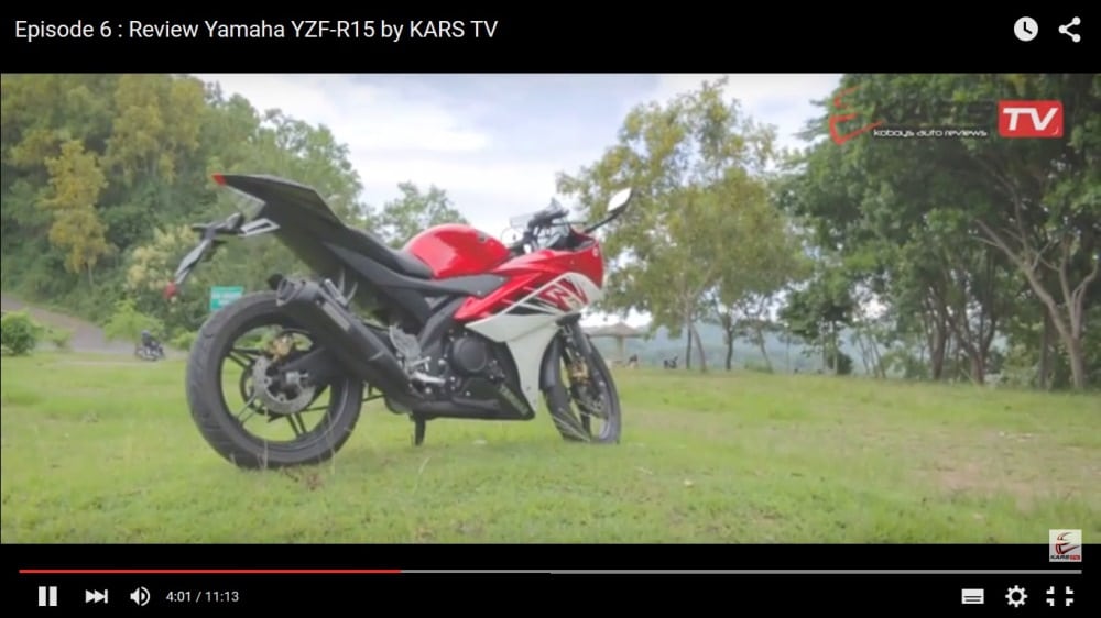 yamaha yzf r15 video review