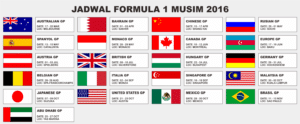 jadwal formula 1 2016