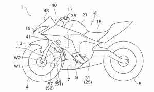 patent design kawasaki zx4r