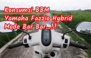 Tes konsumsi BBM Yamaha Fazzio Hybrid