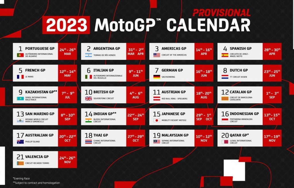 Jadwal MotoGP 2023