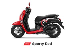 Honda Scoopy 2024 Sporty Red