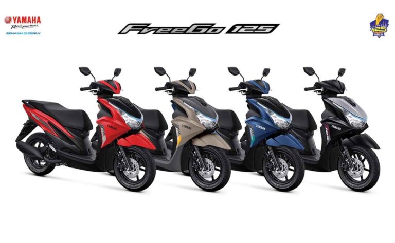 Yamaha FreeGo 125 2024 Standard Red, Sand, Blue, dan Black...