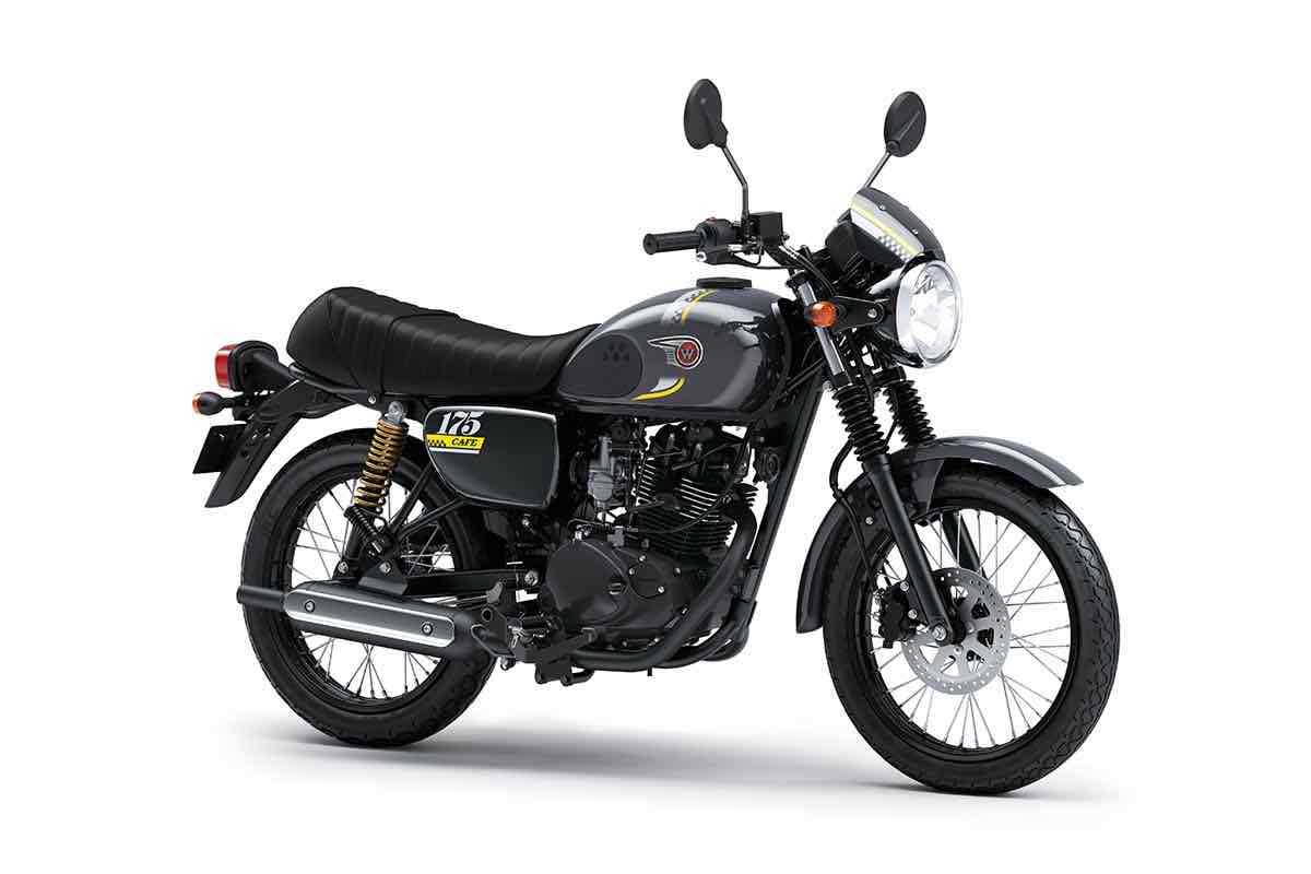 Kawasaki W175 Cafe 2025 Pearl Storm Gray / Metallic Spark Black...