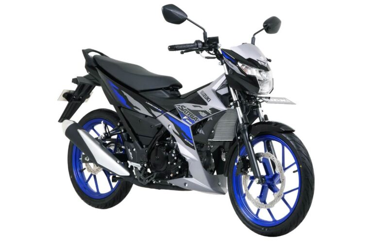 Suzuki Satria F150 2025 Met. Mat Fibroin Gray - Titan Black...