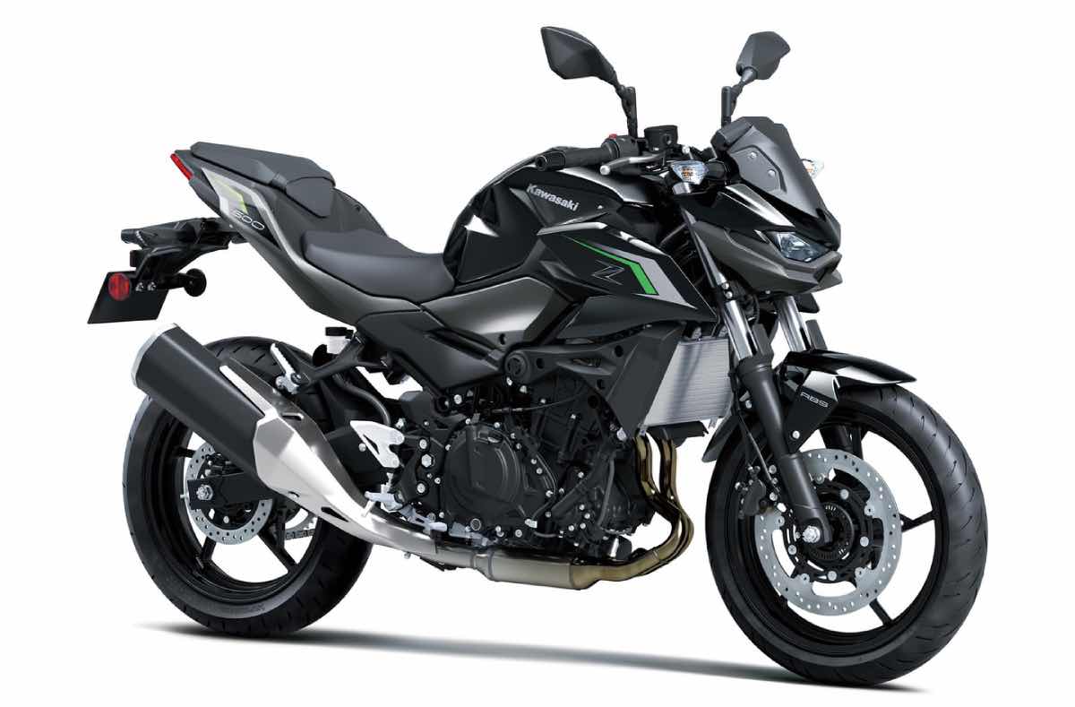 Kawasaki Z500 2025 Metallic Spark Black / Metallic Matte Graphenesteel Gray...