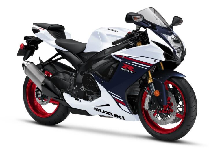 Suzuki GSX-R750 2025 Pearl Brilliant White / Metallic Matte Stellar Blue...