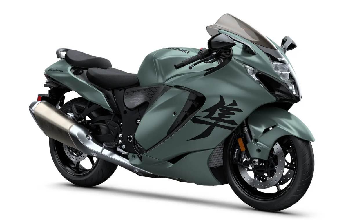 Suzuki Hayabusa 2025 Metallic Mat Steel Green / Glass Sparkle Black (COT)...