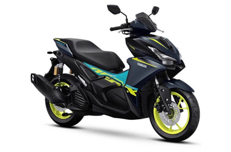 Yamaha Aerox Alpha 2025 CyberCity Matte Blue Yellow... » LajuMotor.com